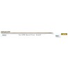 aiguille à ver laiton 18 cm Ø 1.5 mm pecheur surf peche aux appâts