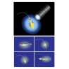 mini torche 12 led uv pour articles de pêche phosphorescents pecheur peche flashmer utilisation