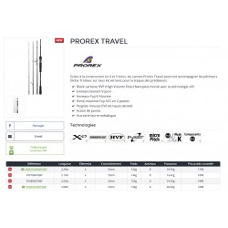 Canne Prorex X Travel Prorex Daiwa Canne Prorex Daiwa nouveauté 2021