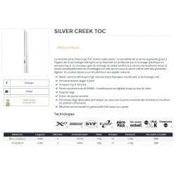 Canne Truite Appât Naturel Silver Creek Toc Daiwa
