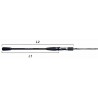 Canne Slow Jigging Casting Sakura Salt Sniper 2.0 talon acheter chez pecheur-peche