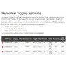 Canne Skywalker Jigging Spinning 3 brins exo voyage Hearty Rise acheter chez pecheur-peche.com
