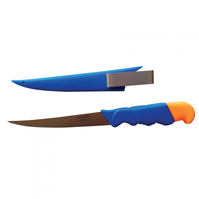couteau peche a filet lame 13 cm inox pecheur peche flashmer