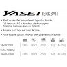 Canne casting Shimano Yasei Jerkbait 1.98 M 45-100 G 198H YASJBC198H acheter chez pecheur-peche