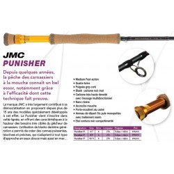 Canne mouche Carnassier Mer JMC Punisher catalogue JMC 2022 chez pecheur-peche com