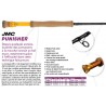 Canne mouche Carnassier Mer JMC Punisher catalogue JMC 2022 chez pecheur-peche com