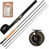 Ensemble peche Mouche JMC Kit JMC Decouverte 8' Soie 4/5 4 Brins CA00328 acheter chez pecheur-peche com