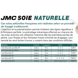 Soie Naturelle de peche JMC catalogue JMC 2022