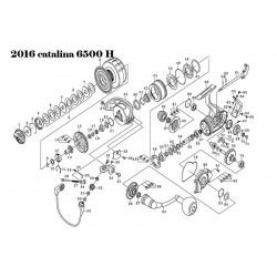 SAV reparation entretien moulinet spinning  Catalina 6500 H 2016 catalogue SAV peche Daiwa 2023