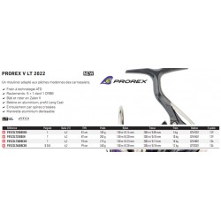Moulinet spinning Daiwa Prorex Prorex V 22 LT 2022 catalogue pêche Daiwa 2023