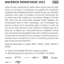 Moulinet Peche Exotique gros poissons Daiwa Maverick 22MQ catalogue pêche Daiwa 2023