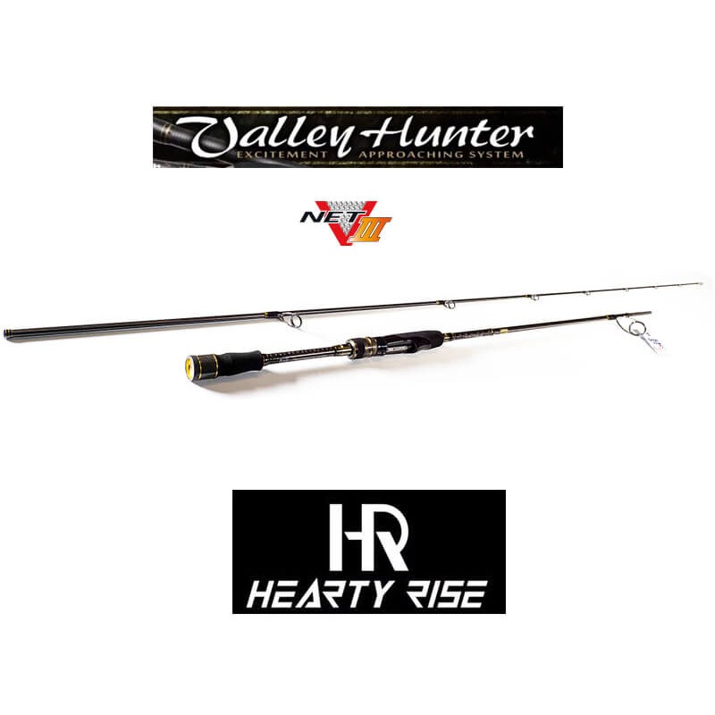 Canne spinning Valley Hunter UL et L VHS-642UL  VHS-692L VHS-712 ML catalogue pêche Hearty Rise 2023