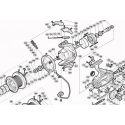 SAV reperation Pièce  J00-4704 Cast Control Cap Moulinet Tatula HD 200 HSL SAV entretien Daiwa 2023