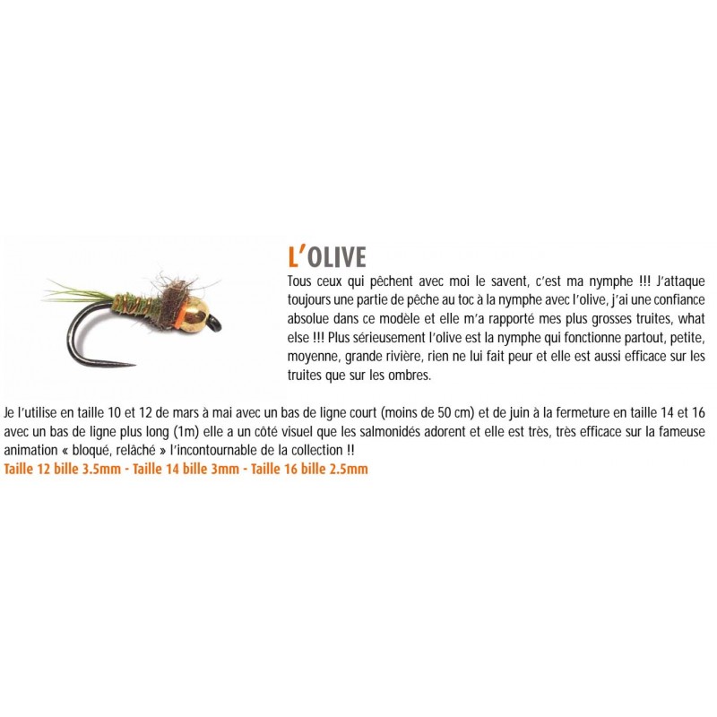 10 Nymphe à Mouche Lièvre Bille Orange – Pechetruite – Taglie H10/12/14/16/18/20