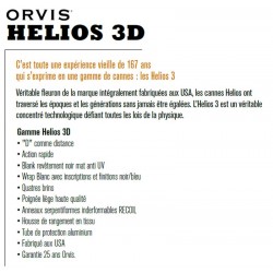 Canne peche mouche Orvis Helios 3D 4 brins Orvis catalogue Orvis 2024