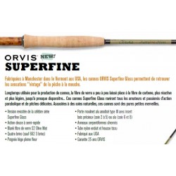 Canne peche mouche Orvis fibre de verre Superfine Glass 3 ou 4 brins Orvis catalogue Orvis 2023