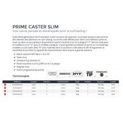 Canne Surfcasting Prime Caster Primecaster Slim catalogue peche Daiwa 2024