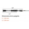 Poignée Canne Casting Verticale Ionizer G2 Casting 1.83 M 7-28 G INGCV 602 MH SAPRL801560-1+1MH catalogue peche Sakura 2023