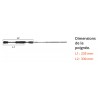 Poignée Canne Casting Verticale Ionizer G2 Casting 1.83 M 10-40 G INGCV 602 H SAPRL801560-1+1H catalogue peche Sakura 2024