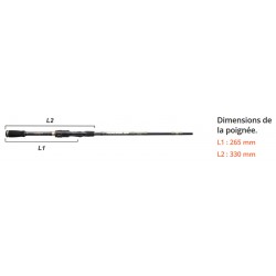 talon poignée canne Ionizer G2 1.83 M 7-28 G Verticale série INGSV 602 MH Canne Sakura SAPRH800460-1+1MHV nouveauté Sakura 2023
