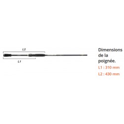 talon poignée canne Ionizer G2 2.16 M 15-50 G INGSL 712 MH Canne Long Range Spinning SAPRL801071-1+1MH catalogue Sakura 2023