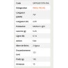 caractéristiques canne Ionizer G2 2.33 M 5-25 G INGSL 782 ML  Canne Long Range Spinning SAPRL801078-2ML catalogue Sakura 2023