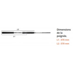 canne Ionizer G2 2.90 M 15-65 G INGSL 962 H Canne Long Range Spinning SAPRL801096-2H catalogue peche Sakura 2023