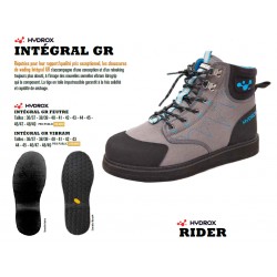 Chaussure de Wading JMC HYDROX Intégral GR Vibram Idrogrip feutre Mouches de Charette