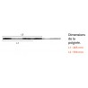 Talon Canne spinning Sakura Ionizer G2 1.98 M 14-100 G INGSP 662 XH Power Game SAPRL801166-1+1XH catalogue peche Sakura 2024