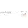 Talon poignée Canne Casting Ionizer G2 1.98 M 14-100 G INGCP 662 XH Power Game Serie SAPRL801266-1+1XH nouveaute Sakura 2024