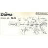 SAV reperation Pièce REF 61-3634702 BG 30 Daiwa SAV entretien moulinet Daiwa 2023
