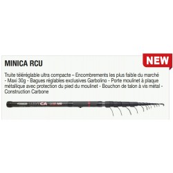 TOP TRUITE Minica RCU Truite Telereglable faible encombrement catalogue peche garbolino truite 2024
