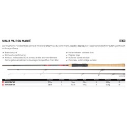 canne vairon manié Daiwa Ninja MFSBF catalogue Daiwa 2024