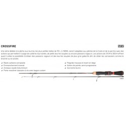 Canne Crossfire 1,50 m 5-14 g 150 ML CF150MLAF spinning catalogue Daiwa 2024
