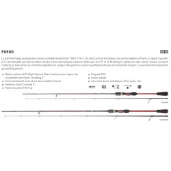 Canne Fuego Spinning 1,98 m 3-10 g Daiwa 662 LFS FU662LFSBF canne spinning catalogue articles peche Daiwa 2024