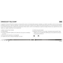 Canne Surf Telescopique Crosscast 4.20 M catalogue peche Daiwa 2024