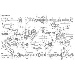 SAV reperation Daiwa Piece Vis Etrier moulinet Tanacom 1000 piece detachee entretien moulinet Daiwa