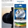 TOP Tresse Saltiga 8 brins braid Dura muliticolor 300 m catalogue peche Daiwa 2025