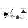 SAV Reparation Piece Nb 08 Bille Friction Moulinet Mouche Semi-Automatique Vivarelli 2024