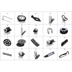 SAV Reparation photo des pieces Moulinet Mouche Semi-Automatique Vivarelli 2024