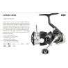 catalogue TOP Luvias 24 LT Moulinet Spinning Daiwa 2025
