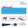 pince déclencheuse trolling pêche à la traine retour canne chez pecheur peche article de pêche