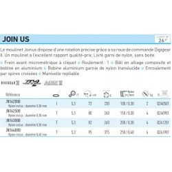 2016 Join Us 2500 Moulinet Daiwa JN162500 chez pecheur peche com catalogue daiwa 2019