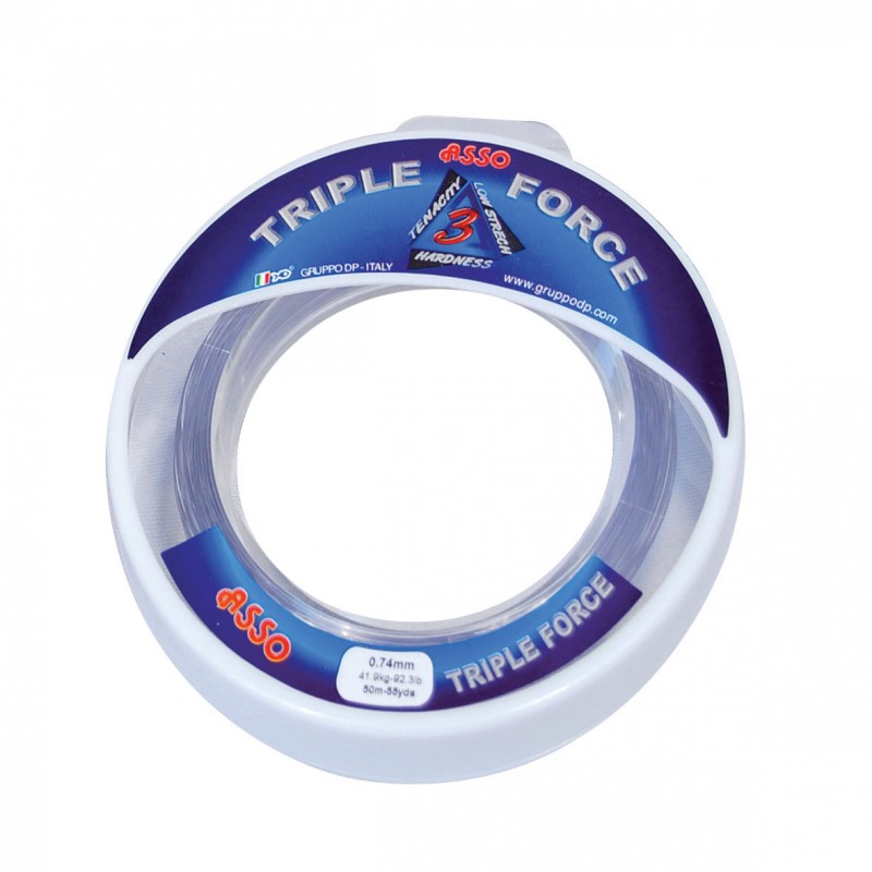Nylon triple force asso peche mer pecheur gros carnassier