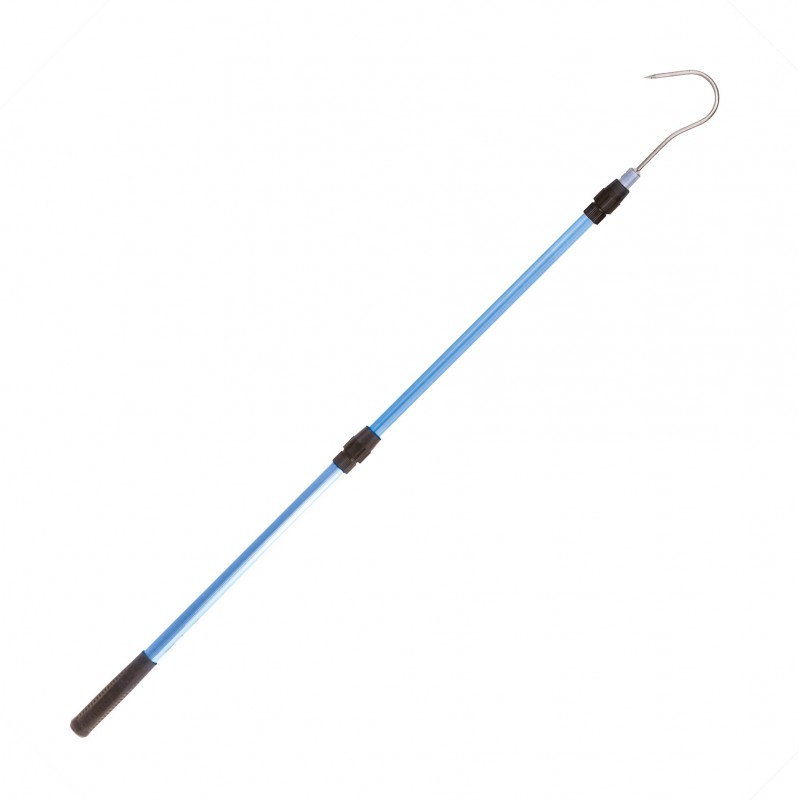 gaffe peche telescopique alu inox pecheur carnassier flashmer