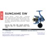 Moulinet bateau Sunset Sp tenya sparidés Sungame 4508 SW FD STSRH76734508 catalogue Sunset 2020