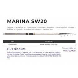 Marina SW20 150G Max CanneTelescopique Sunset STSRH8303360-7 acheter chez pecheur peche com catalogue sunset 2020