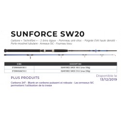 Sunforce SW20 2m10 200G Max Canne Surfcasting Sunset STSRH8684210-2 acheter chez pecheur peche com catalogue sunset 2020
