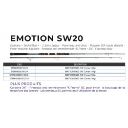 Emotion SW20 2m40 250G Max Canne Sunset STSRH8308240-2XXH acheter chez pecheur peche com catalogue sunset 2020