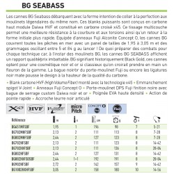 Black Gold 3.05 m 14-56 g 1002 HXH Canne BG Seabass pêche au bar daiwa acheter chez pecheur-peche.com